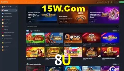 Slots com jackpots e giros grátis na 8U
